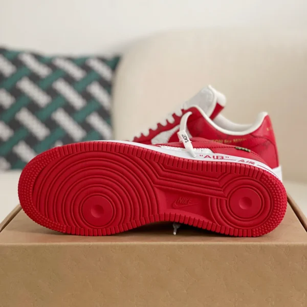 Louis Vuitton x Nike Air Force 1 Low ‘By Virgil Abloh White/Red’