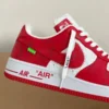Louis Vuitton x Nike Air Force 1 Low ‘By Virgil Abloh White/Red’