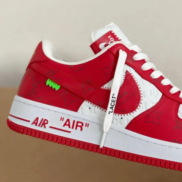 Louis Vuitton x Nike Air Force 1 Low ‘By Virgil Abloh White/Red’