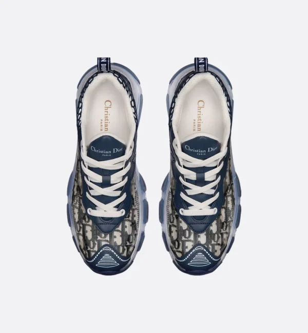 Dior Vibe – Deep Blue Dior Oblique Technical Fabric and Transparent Rubber