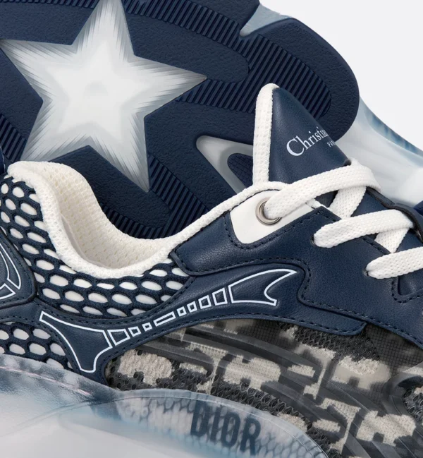 Dior Vibe – Deep Blue Dior Oblique Technical Fabric and Transparent Rubber