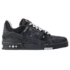 Louis Vuitton LV Trainer Sneaker Denim Black & White