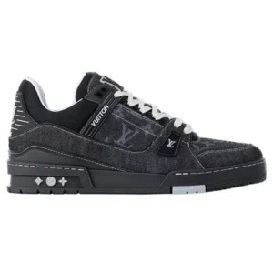 Louis Vuitton LV Trainer Sneaker Denim Black & White