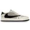 Louis Vuitton x Nike Air Jordan 1 Low “Shadow Grey Suede” (Custom)