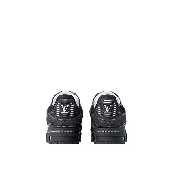 Louis Vuitton LV Trainer Sneaker Denim Black & White