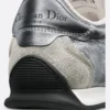 D-Sketch – Silver-Tone Crinkled Lambskin and Laminated Calfskin