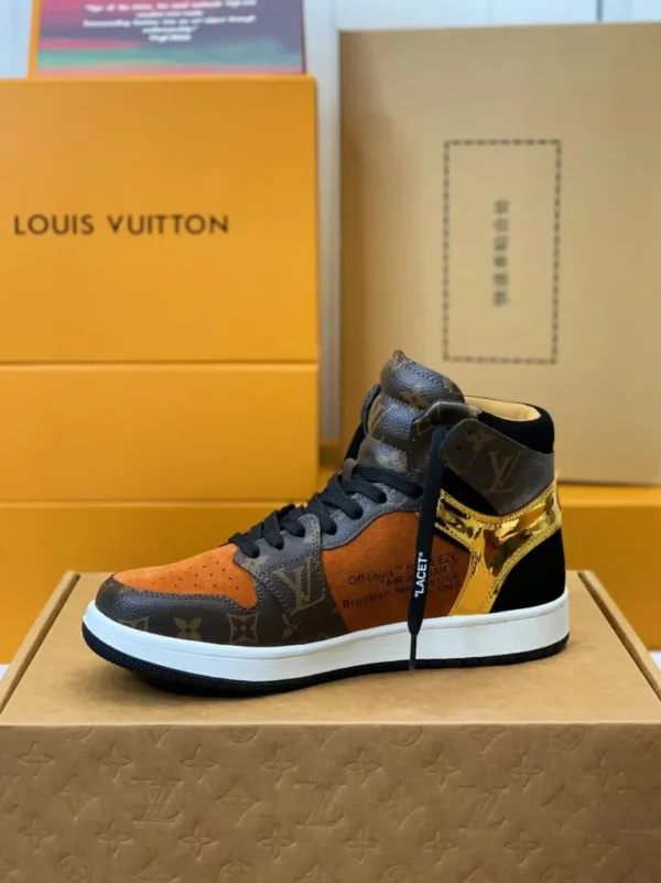 Nike Air Jordan 1 x LV – Luxury Earth‑Tone Monogram Edition