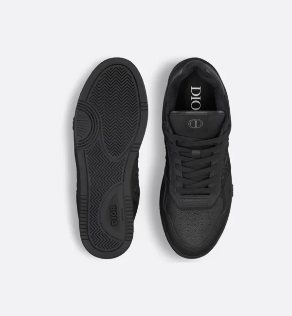 B27 Uptown Low – Black Grained Calfskin and Black Dior Gravity Leather