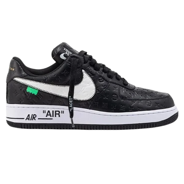 Louis Vuitton x Nike Air Force 1 Friends and Family Black