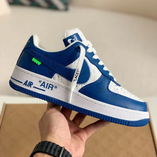 Louis Vuitton x Nike Air Force 1 Low ‘By Virgil Abloh White/Blue’