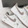 Louis Vuitton x Nike Air Force 1 White Mocha Monogram (Custom)
