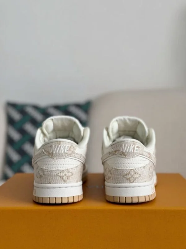 Nike Air Jordan 1 x LV Beige Monogram Edition (Dunk Low Custom)