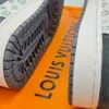 Louis Vuitton x Nike Air Jordan 1 Low “Green Monogram Suede” (Custom)