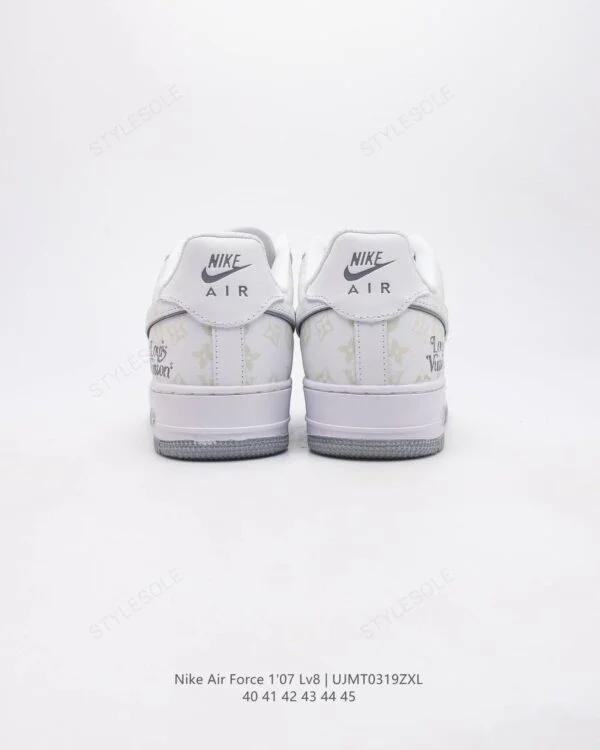 Louis Vuitton x Nike Air Force 1 Monogram Grey Frost Edition (Custom)