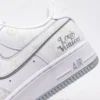 Louis Vuitton x Nike Air Force 1 Monogram Grey Frost Edition (Custom)